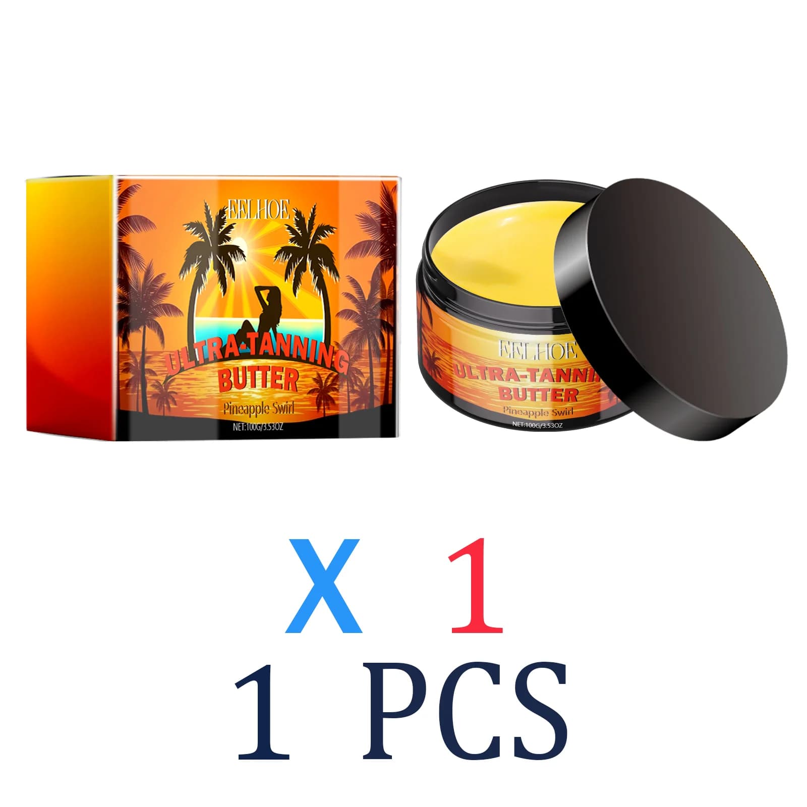 Gel bronzant pour un éclat bronze intense avec huile de coco et huile de graines de carotte pour le