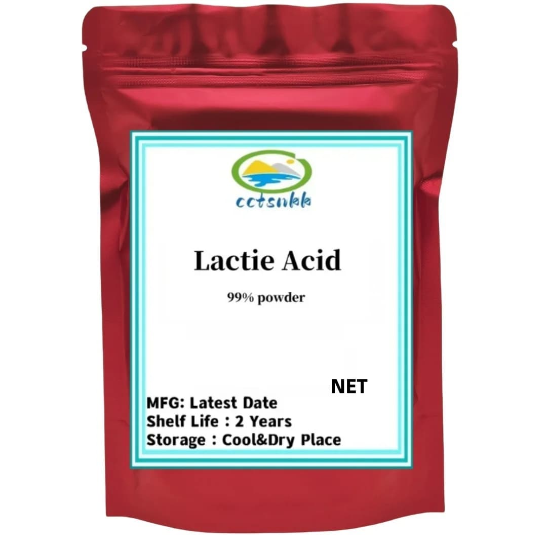 Poudre d'acide lactique 99%, cosmétiques pour supplément pour le visage, blanchiment de la peau, hyd