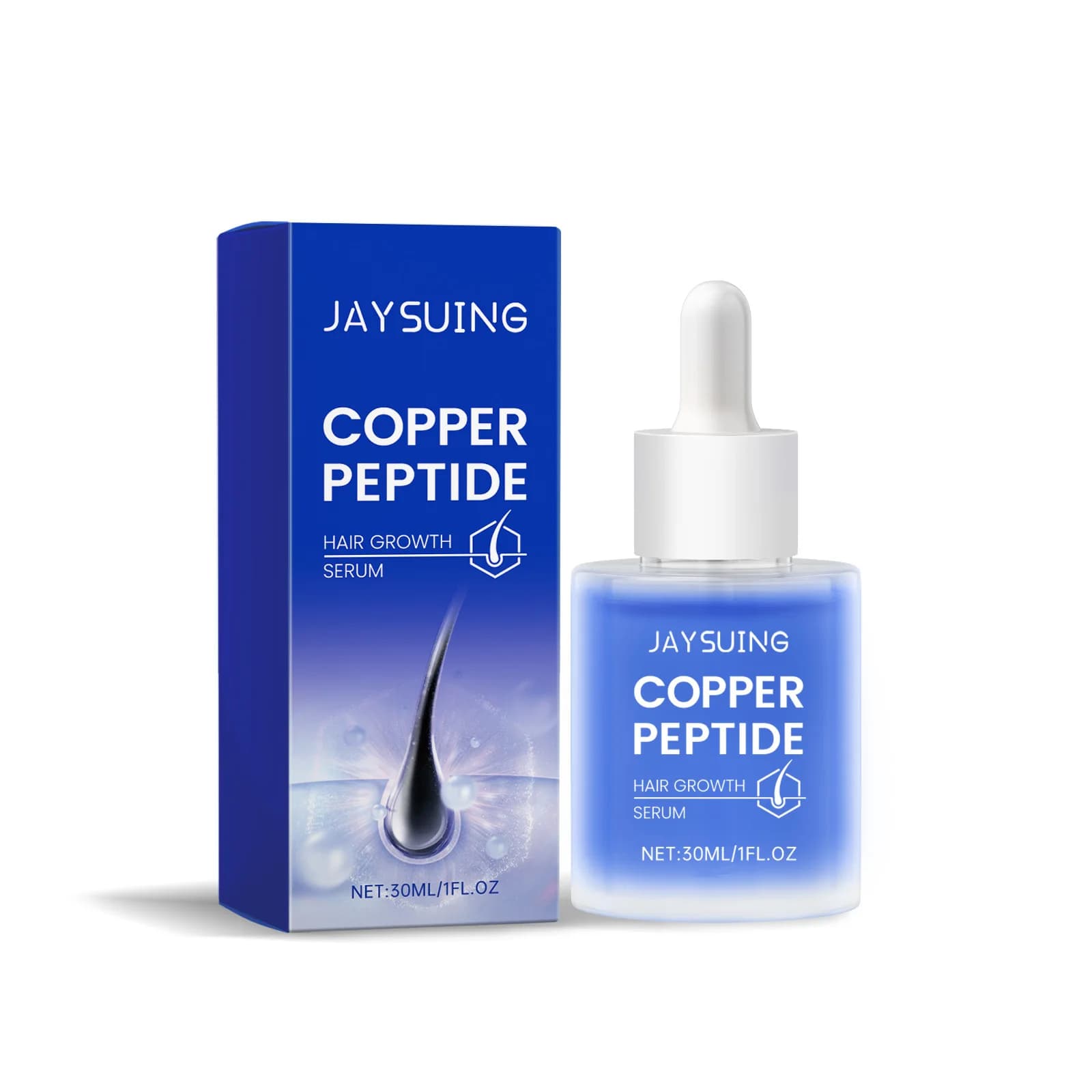 Sérum de croissance des cheveux, Peptides de cuivre, traitement du cuir chevelu, réparation, endomma