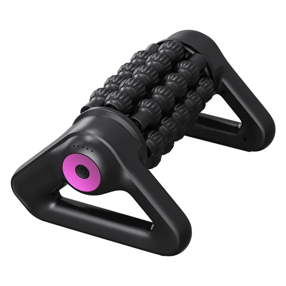 Masseur corporel sans fil 2026 à rouleaux rechargeable, vibrateur percussif rotatif à 360° pour la r