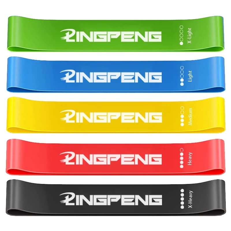 Bandes d'exercice à boucle de résistance, 5 niveaux de résistance différents, bande élastique adapté