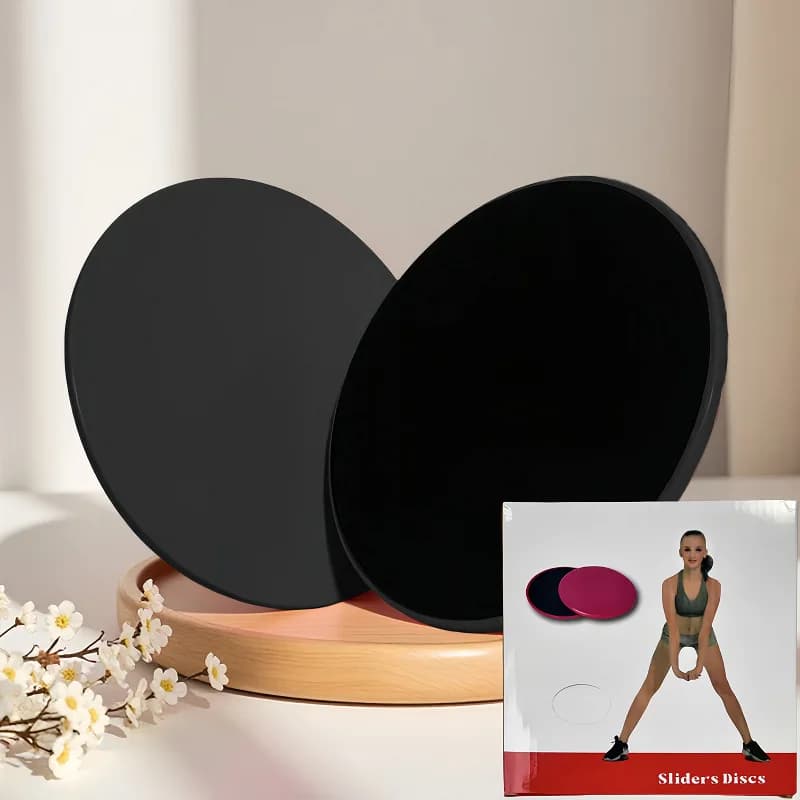 2 pièces Pilates disques coulissants Yoga Abs Fitness tapis de pied traîneau taille formateur planch