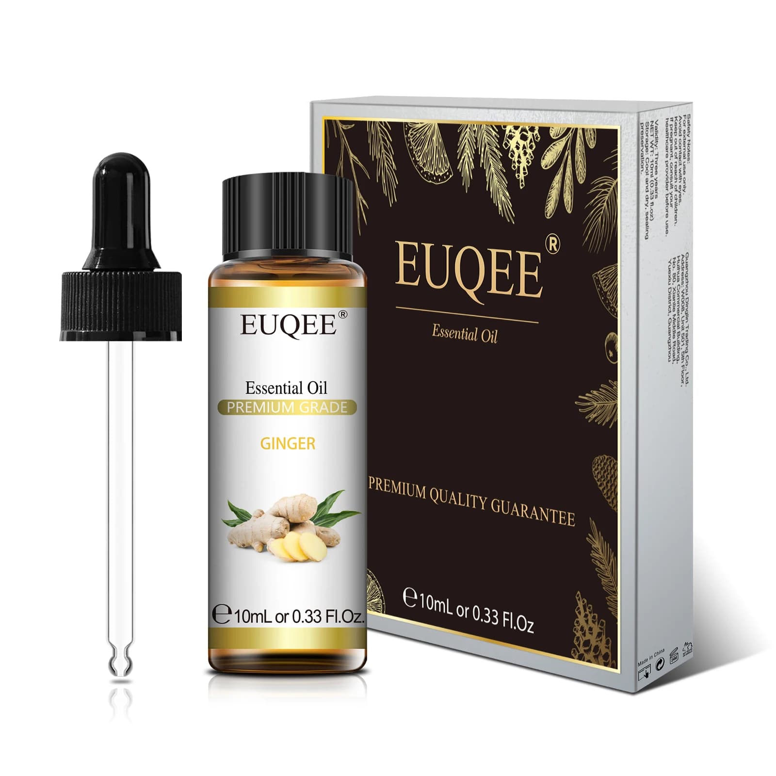 EUQEE 10ml Oregano Vetiver huile essentielle pour humidificateur bougie faisant myrrhe gingembre hél