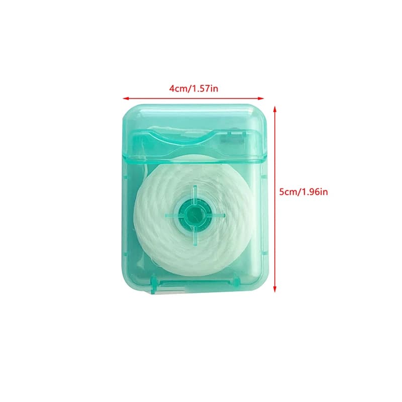 Rouleau de fil dentaire extensible à l'eau, 50M, fil moelleux, outils de nettoyage buccaux, brosse i