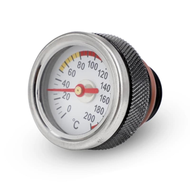 Bouchons réservoir carburant avec jauge température d'huile 0-200 ℃, jauge M20x1,5