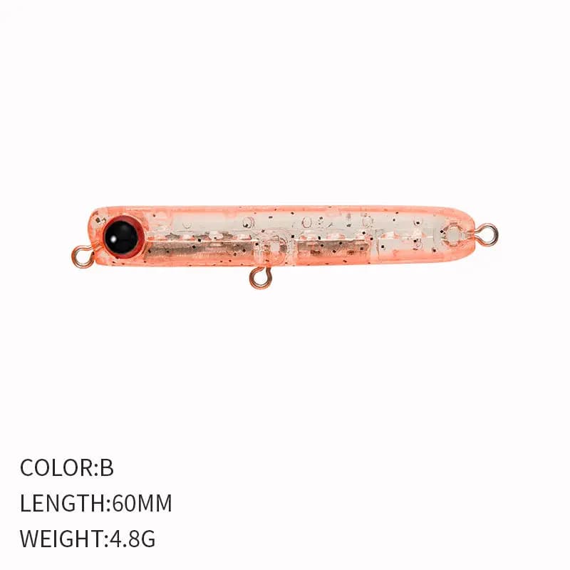 Leurre de pêche Billings Wobbler Sinking Pencil 60cm 4.8g Micro Sinking Trolling Pencil pour la pêch