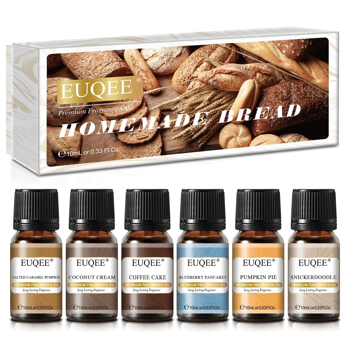 EUQEE-Coffret cadeau d'huile aromatique pour humidificateur, ensemble de chateau parfumé, diffuseur 