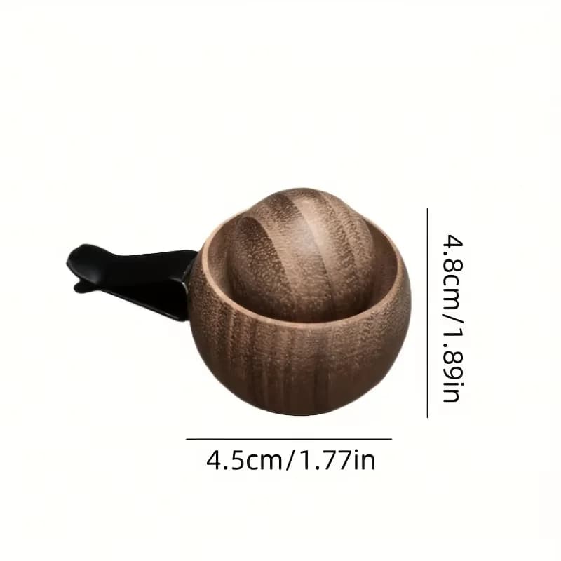 Diffuseur d'huiles essentielles pour voiture et maison - Fabriqué en bois, mini diffuseur de parfum 