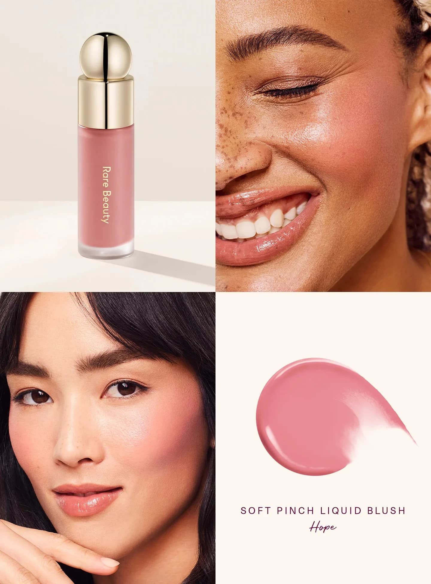 Rare beauté mat durable flou rebondissant fondant Blush Cushiony crème à poudre Blush liquide résist