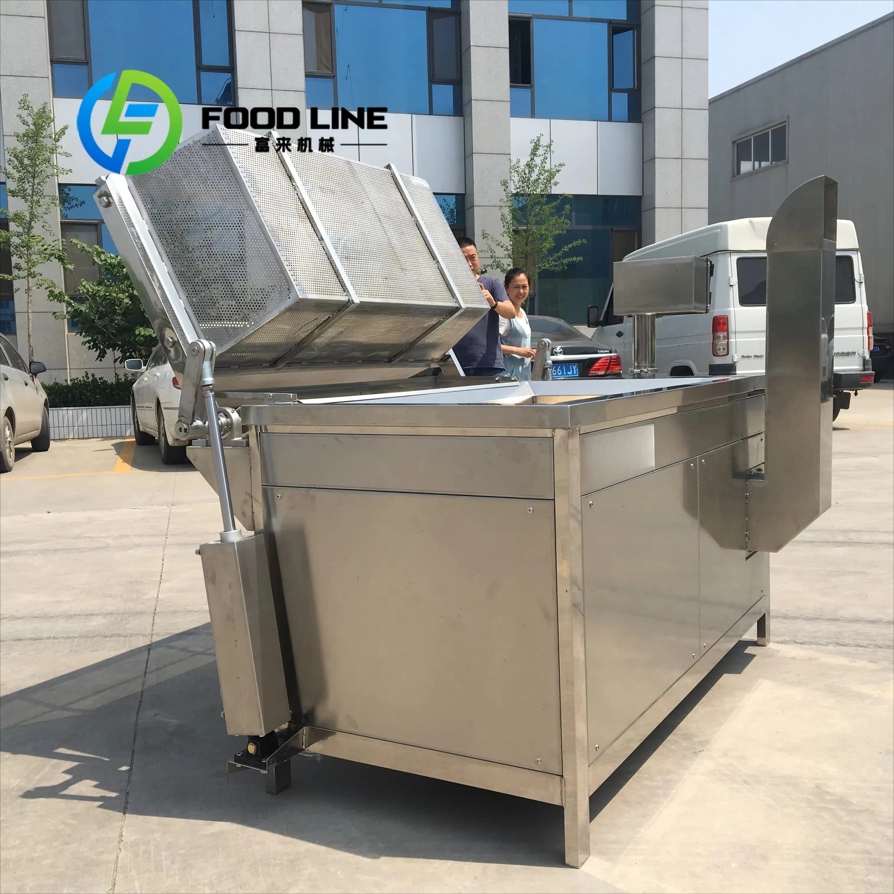 Machine à huile déoiling pour aliments frits, machine robot pour friture profonde, machine à frire s