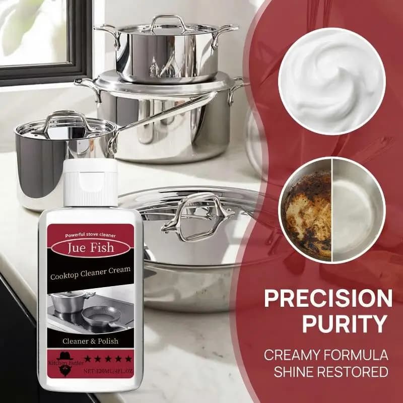 Nettoyant Efficace pour les Taches Tenaces du Fond des Casseroles, Dégraissant pour Cuisinières et É