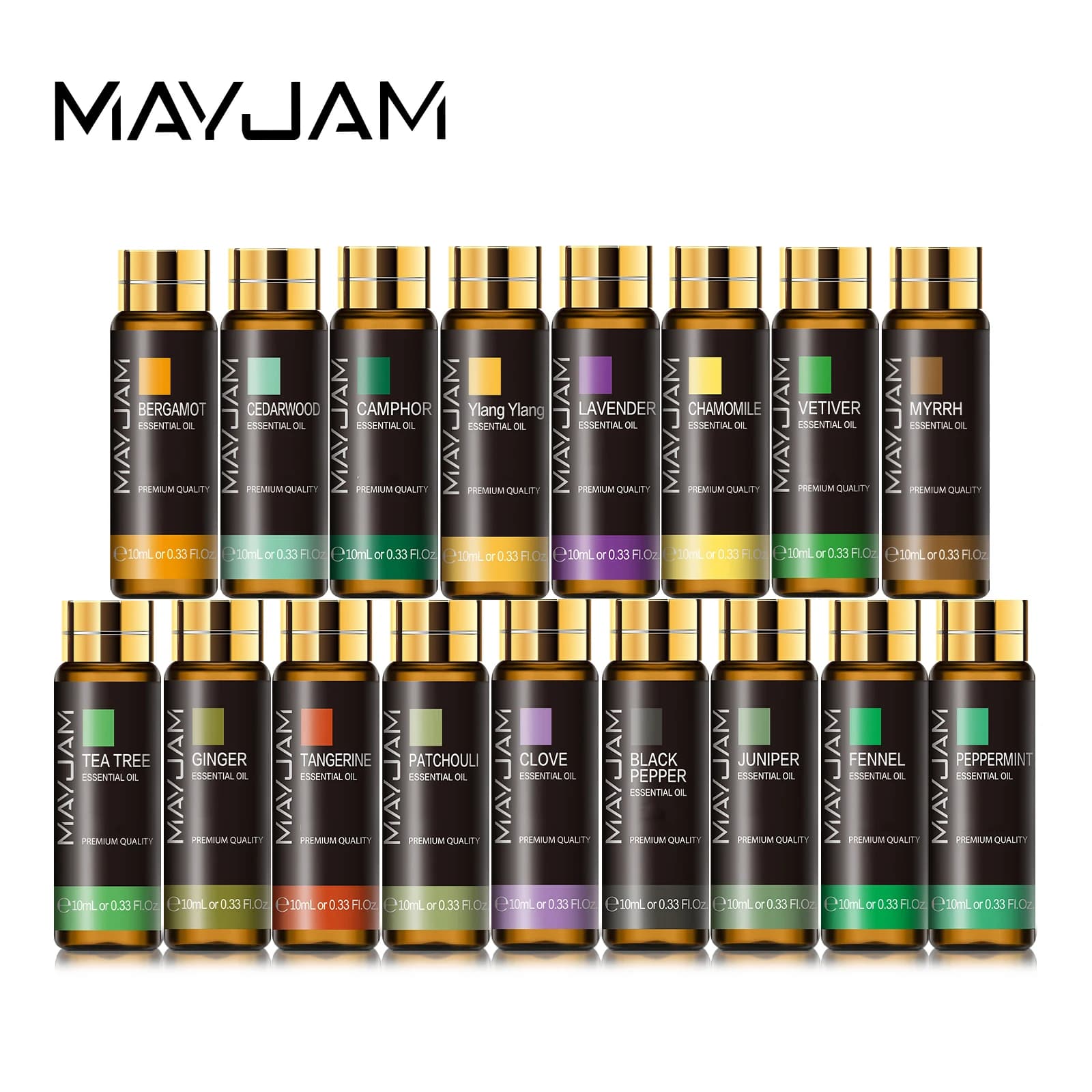 Huiles essentielles pour diffuseur et humidificateur 10ml 30ml 100ml : lavande, eucalyptus, rose, bo