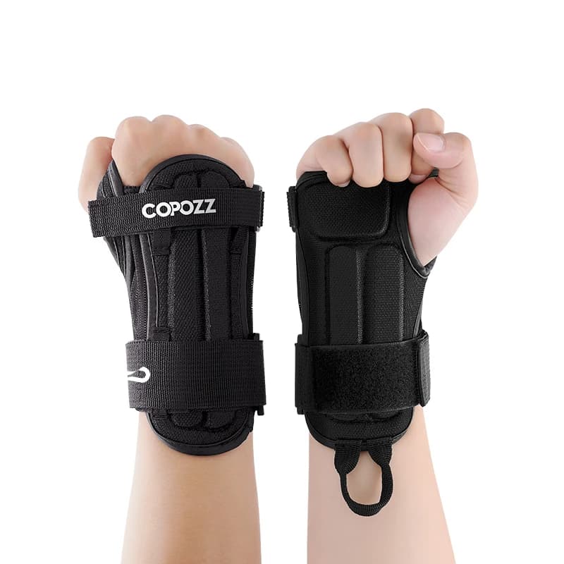 COPOZZ 1 paire patinage à roulettes poignet soutien gymnastique Ski poignet garde patinage main Snow
