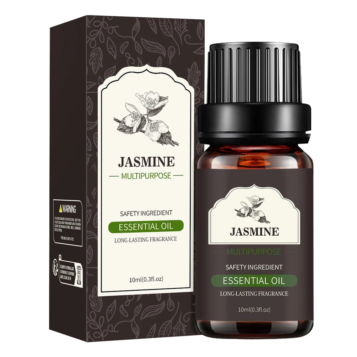 Huile essentielle de jasmin huile de soin de la peau du visage huile de massage hydratante de soin d