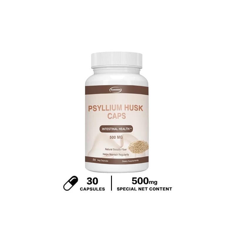 Supplément de fibres solubles de qualité supérieure, poudre de psyllium, adoucissant de tabouret, in