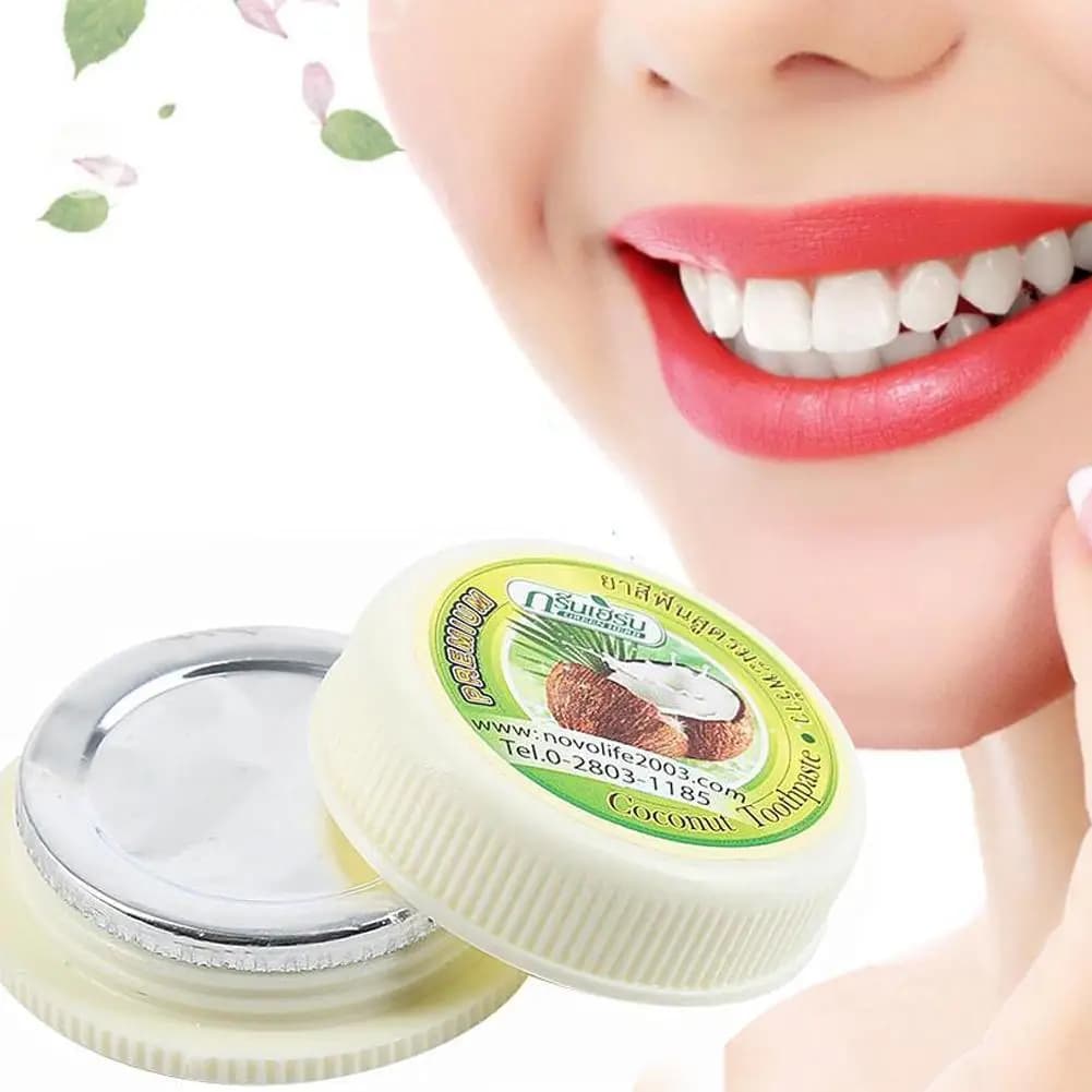 Dentifrice à base de plantes naturelles, 10g, cravo, thaïlande, poudre de blanchiment des dents, éli
