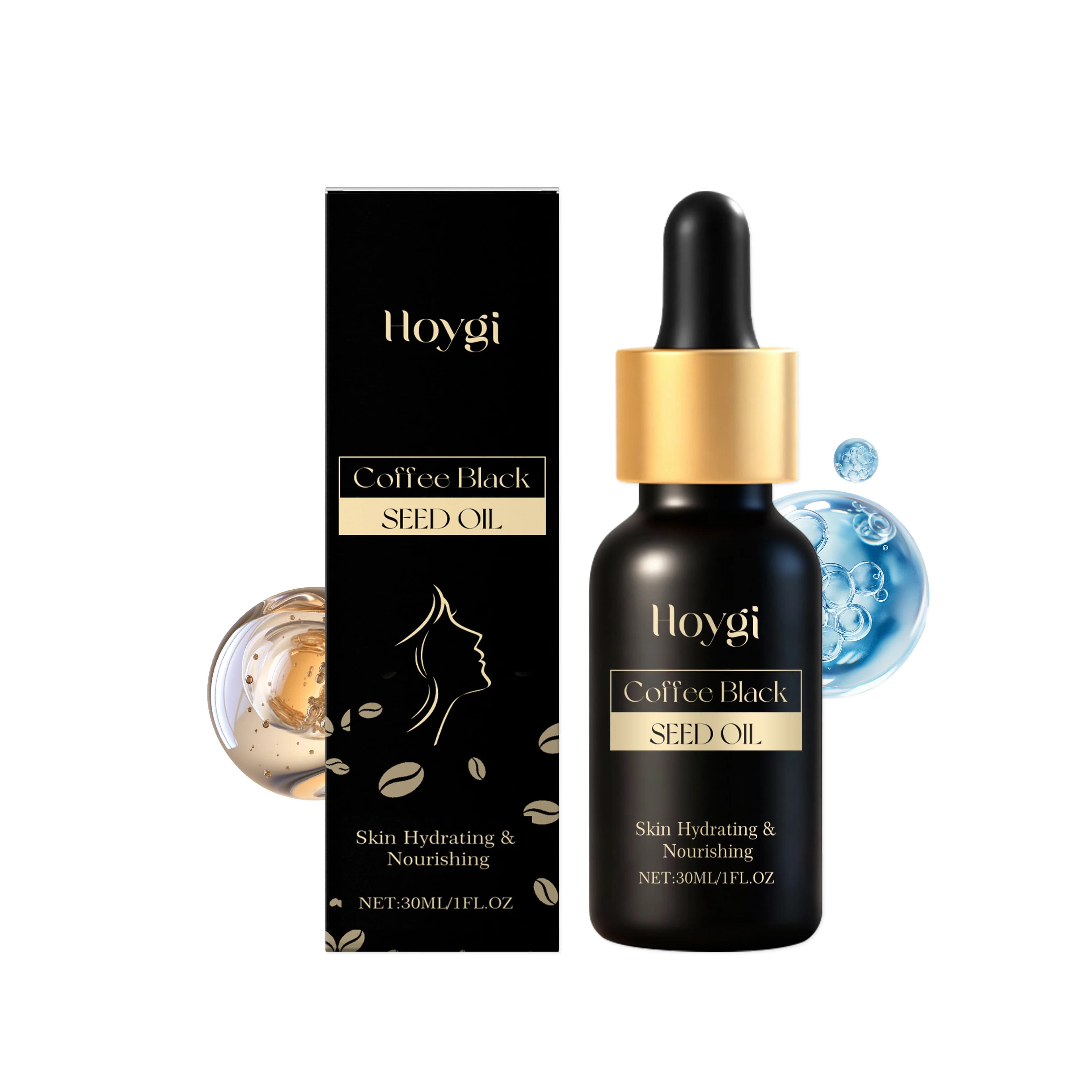 Huile de Nigelle pour le Visage : Réparation Anti-Dessèchement, Nourrissante, Hydratante, Effet Lift