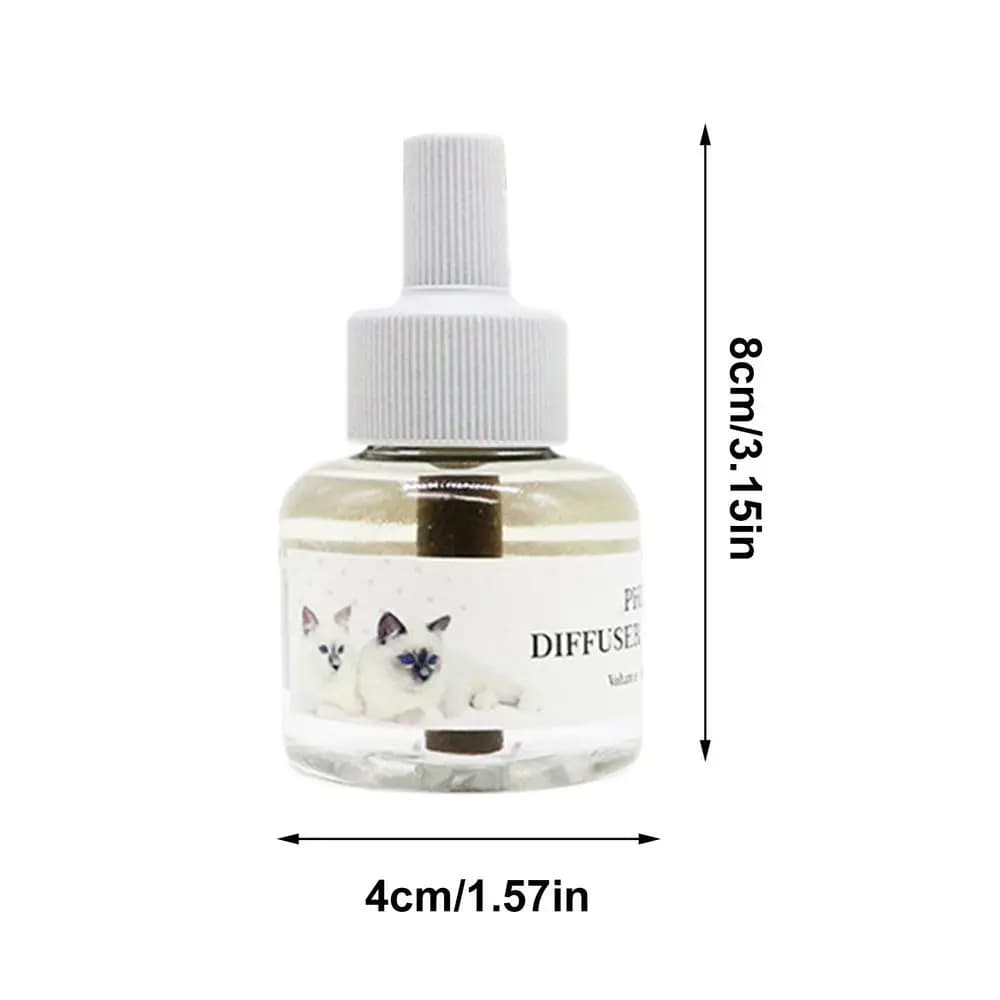 Diffuseur de phéromones pour chats, fluide émotionnel apaisant aux phéromones pour chats, recharge d