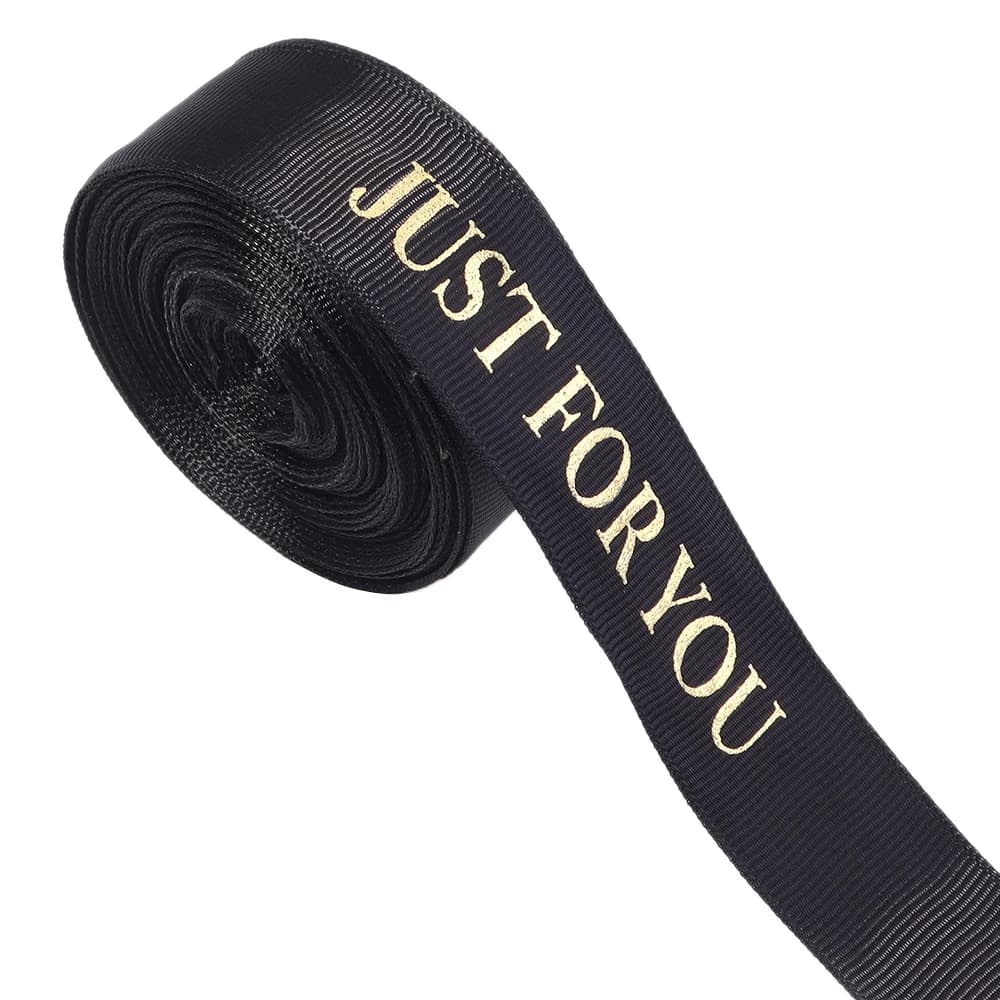Rouleau de ruban en Polyester imprimé juste pour vous, 10 mètres/rouleau, rubans d'emballage de 25mm