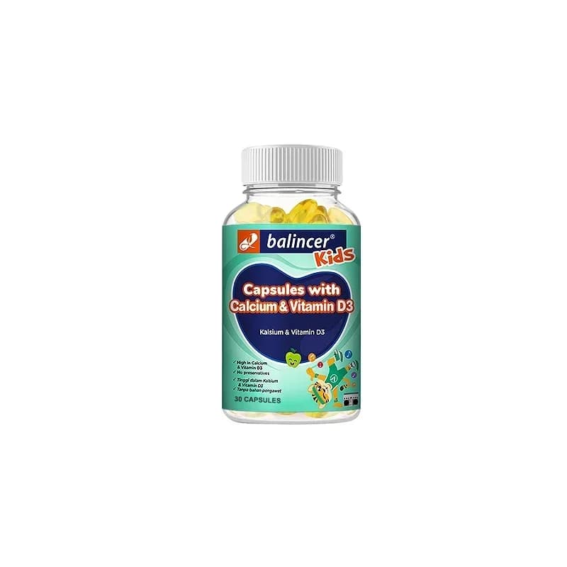 Complément pour enfants avec du calcium et de la vitamine D3, supplément en hauteur, fournit des nut