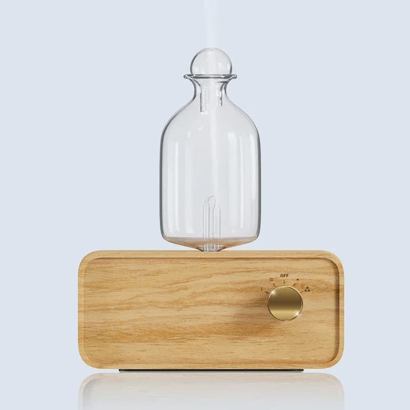 Diffuseur d'huiles essentielles nébulisant, diffuseur d'aromathérapie sans eau pour la maison, diffu