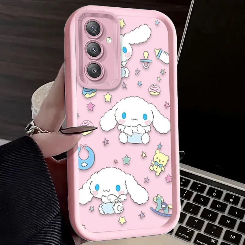 Jolie coque cannelle pour Samsung Galaxy A54 A05 A05S A34 A24 A14 A53 A33 A23 A13 A52 A52S A32 A22 A