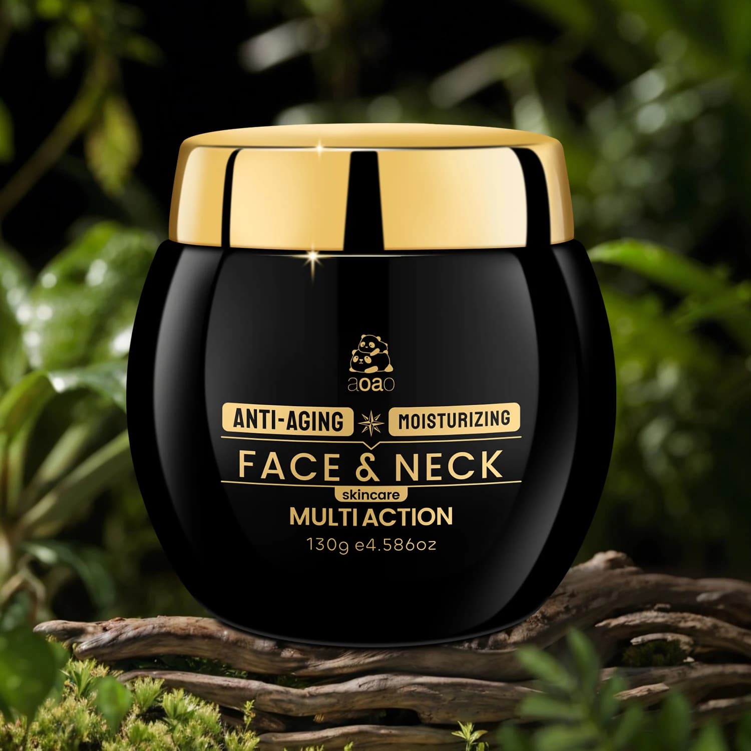 Crème visage AOAO - Acide hyaluronique, peptide de collagène, huile de jojoba et vitamine E - Soin r