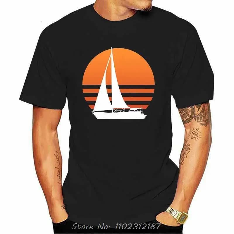 T-shirt à la mode pour hommes, Streetwear, Yacht