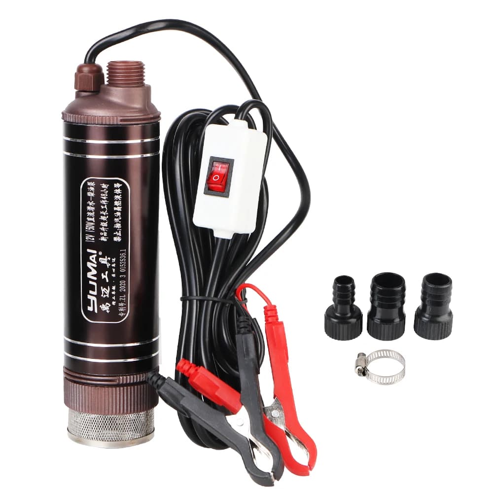 Pompe à huile auto-amorçante haute puissance pour pomper l'huile Diesel eau Submersible 45L/min Mini