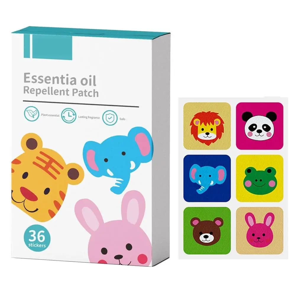 Patchs anti-moustiques aux huiles essentielles naturelles, autocollants anti-piqûres pour enfants, s