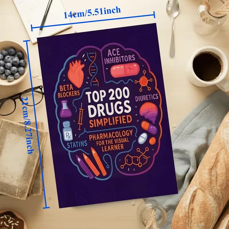 Guide concis sur les médicaments courants : Plus de 200 pages de points clés cliniques, aides à la m
