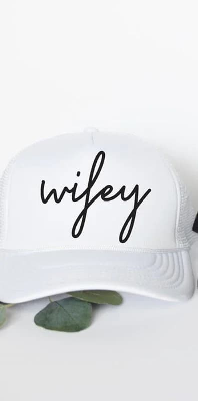 Wifey-Chapeau de mari et d'épouse, Mr et Mrs, DivCouples, Lune de miel, Nouveaux mariés, Cadeau de d