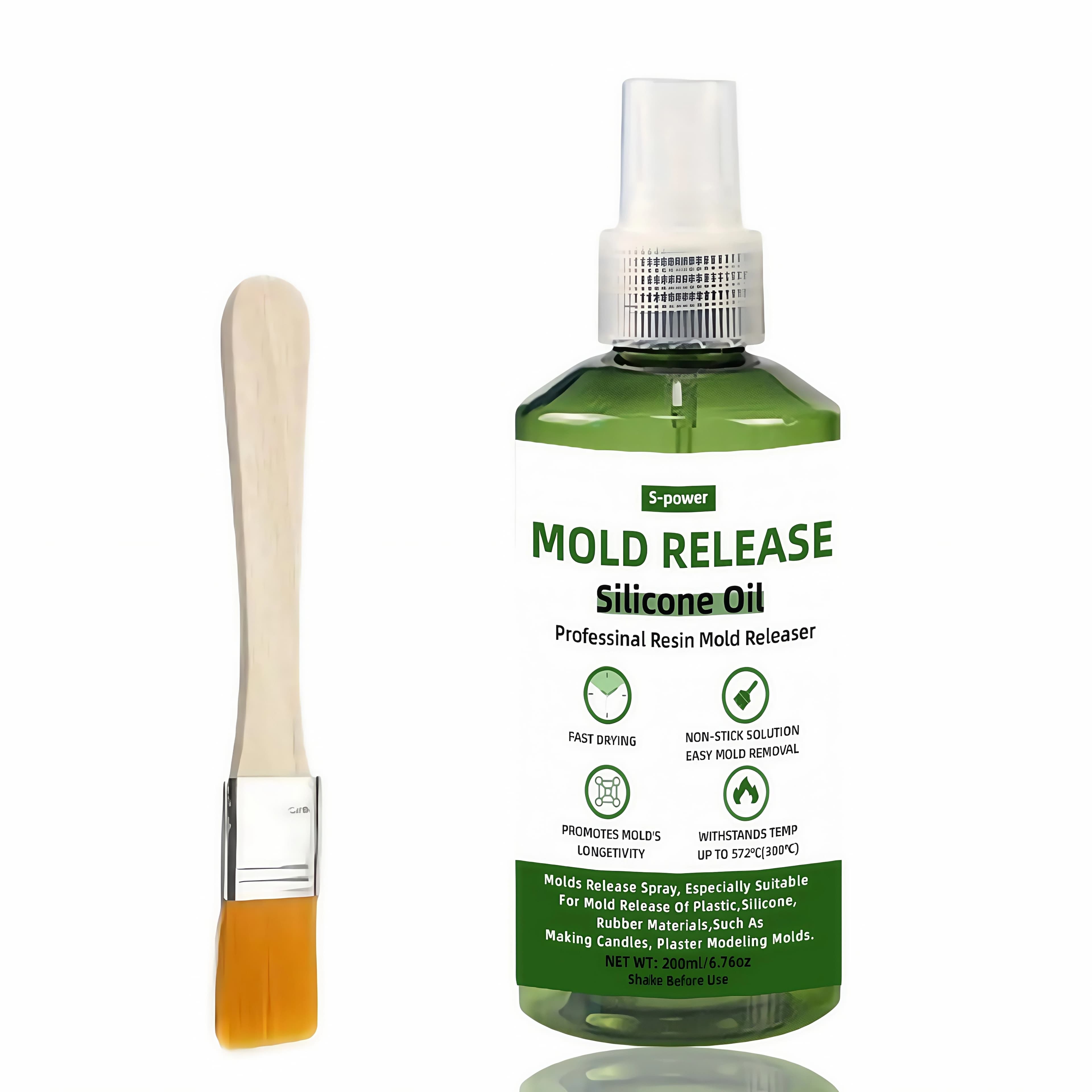 Spray de libération d'huile de Silicone, moules de 3.3oz pour la fabrication de bougies et de résine