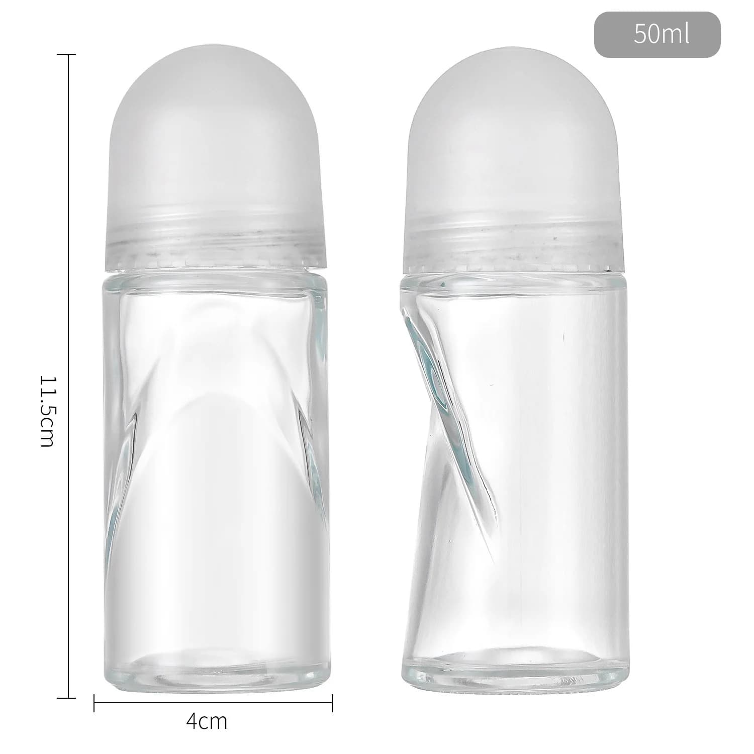 Bouteille d'huile rechargeable, bouteille à rouleau vide, récipient d'huile pour cadeau, soins perso
