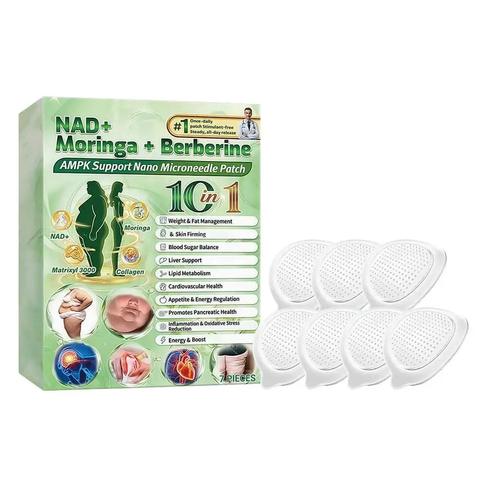Patch Nano Microneedle 10-en-1 pour la Gestion du Poids et de la Graisse, Soin Corporel Amincissant 