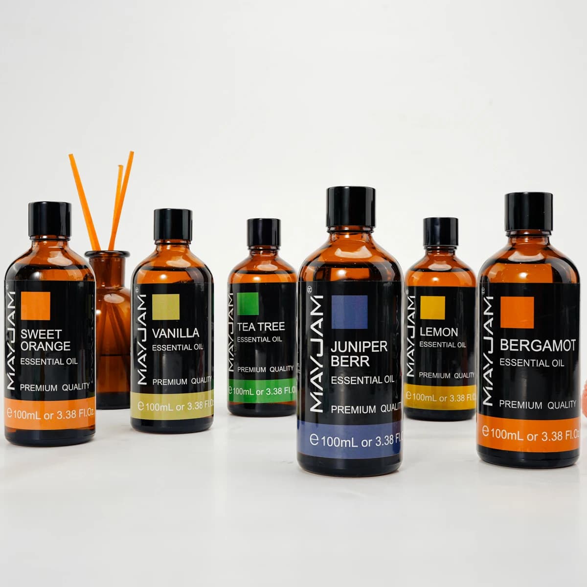 Huiles essentielles végétales, 100ML, 500ML, aromathérapie, cèdre, bergamote, lavande, origan, parfu