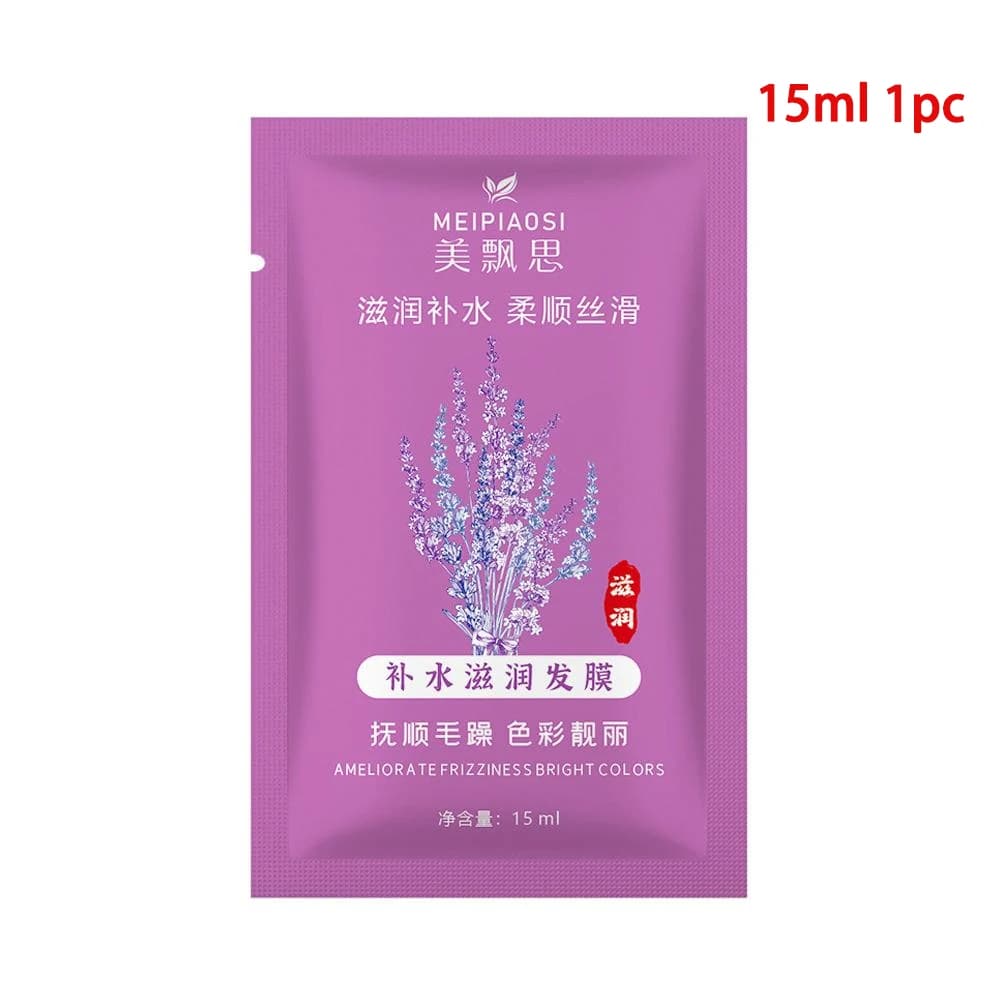 Masque capillaire à la kératine et à l'huile d'argan 350g, après-shampoing réparateur en profondeur 