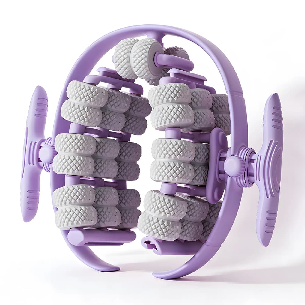 Rouleau de massage anti-cellulite pour les jambes, rouleau de massage de bureau, rouleau de massage 
