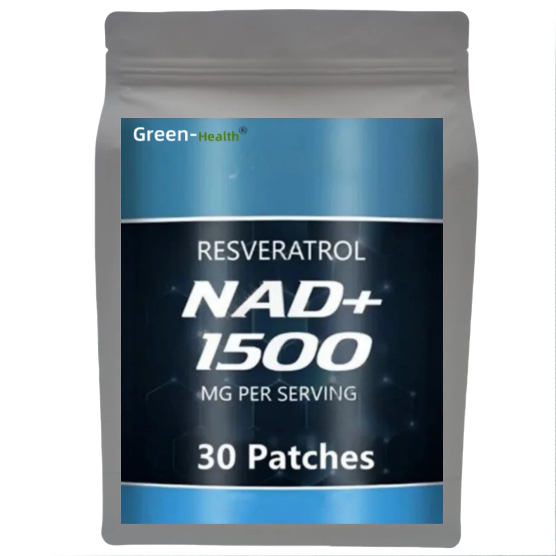 Patchs NAD+ avec résvératrol - Booster d'énergie naturelle, soutien de la santé cellulaire, anti-âge