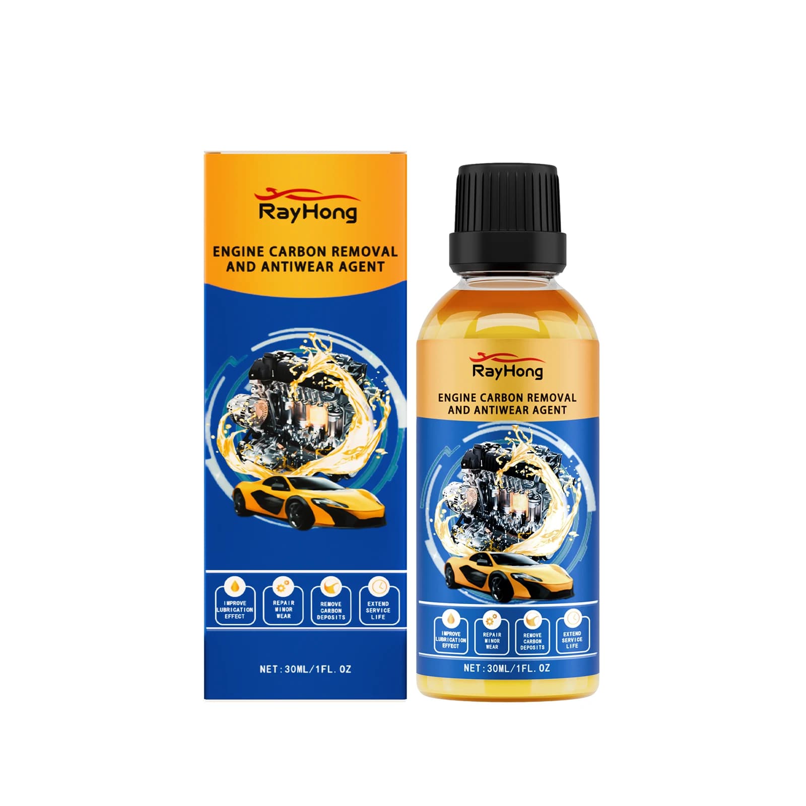 Agent de protection contre l'usure du moteur de voiture, 30ml, réduit la consommation de carburant, 