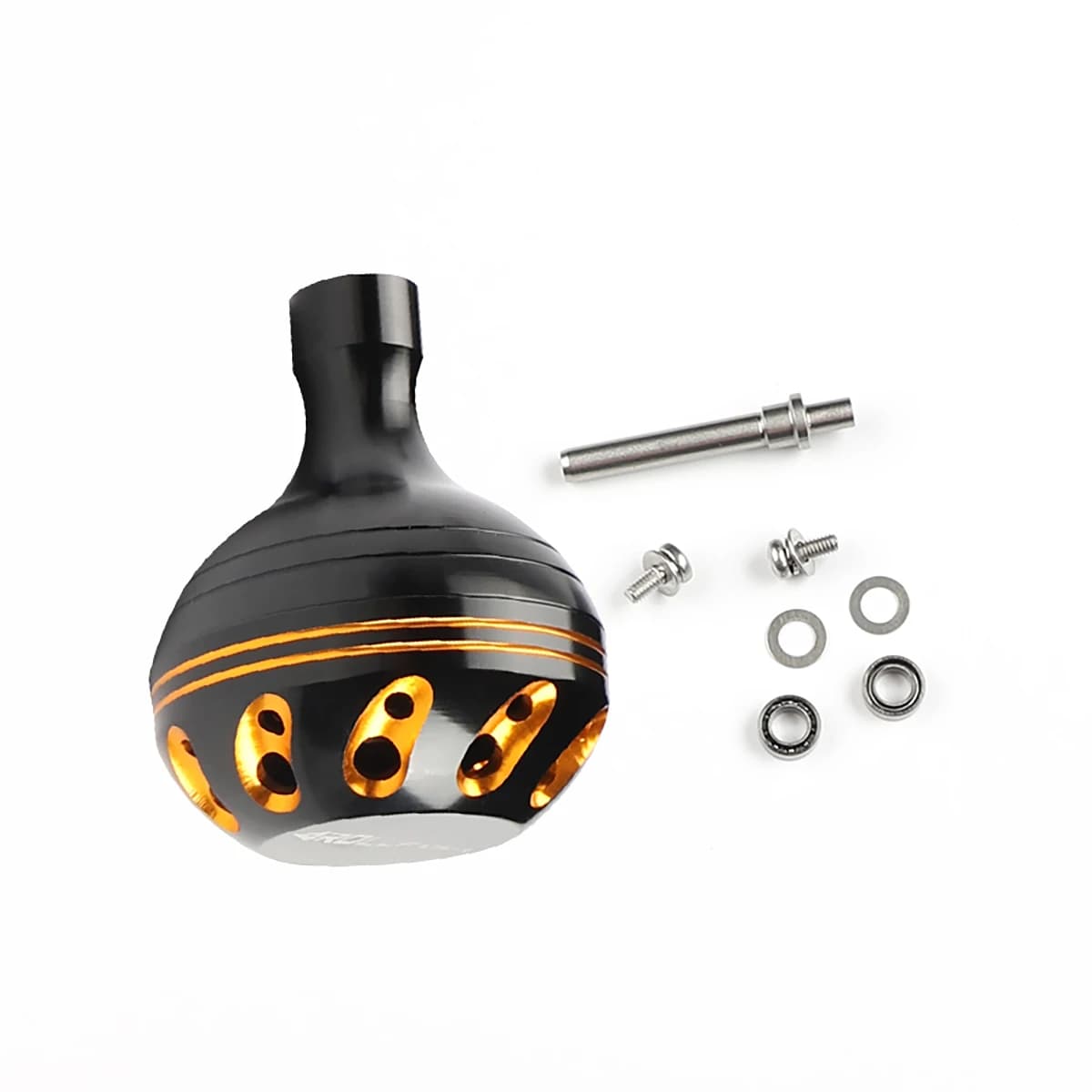 ROLLFISH 1PC moulinet de pêche poignée bouton en métal moulinet culbuteur poignée conception ergonom