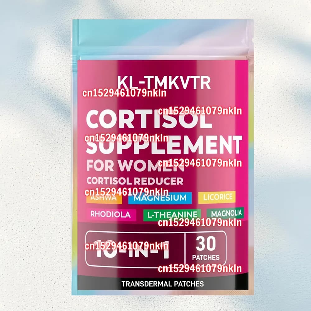 30 Patchs Transdermiques de Cortisol pour Femmes avec L-Théanine, Rhodiola Rosea pour le Soutien du 