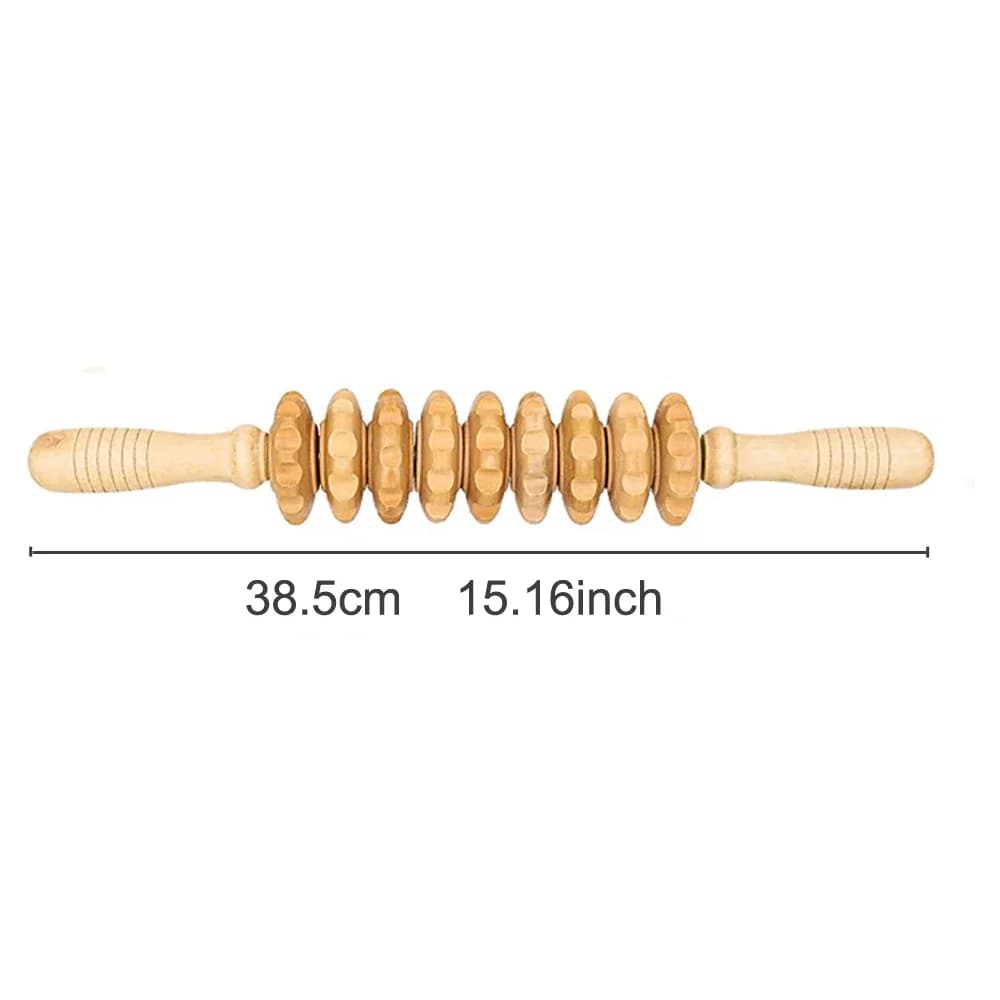 Rouleau en bois pour la Cellulite du ventre, outils de Massage thérapeutique en bois pour la mise en