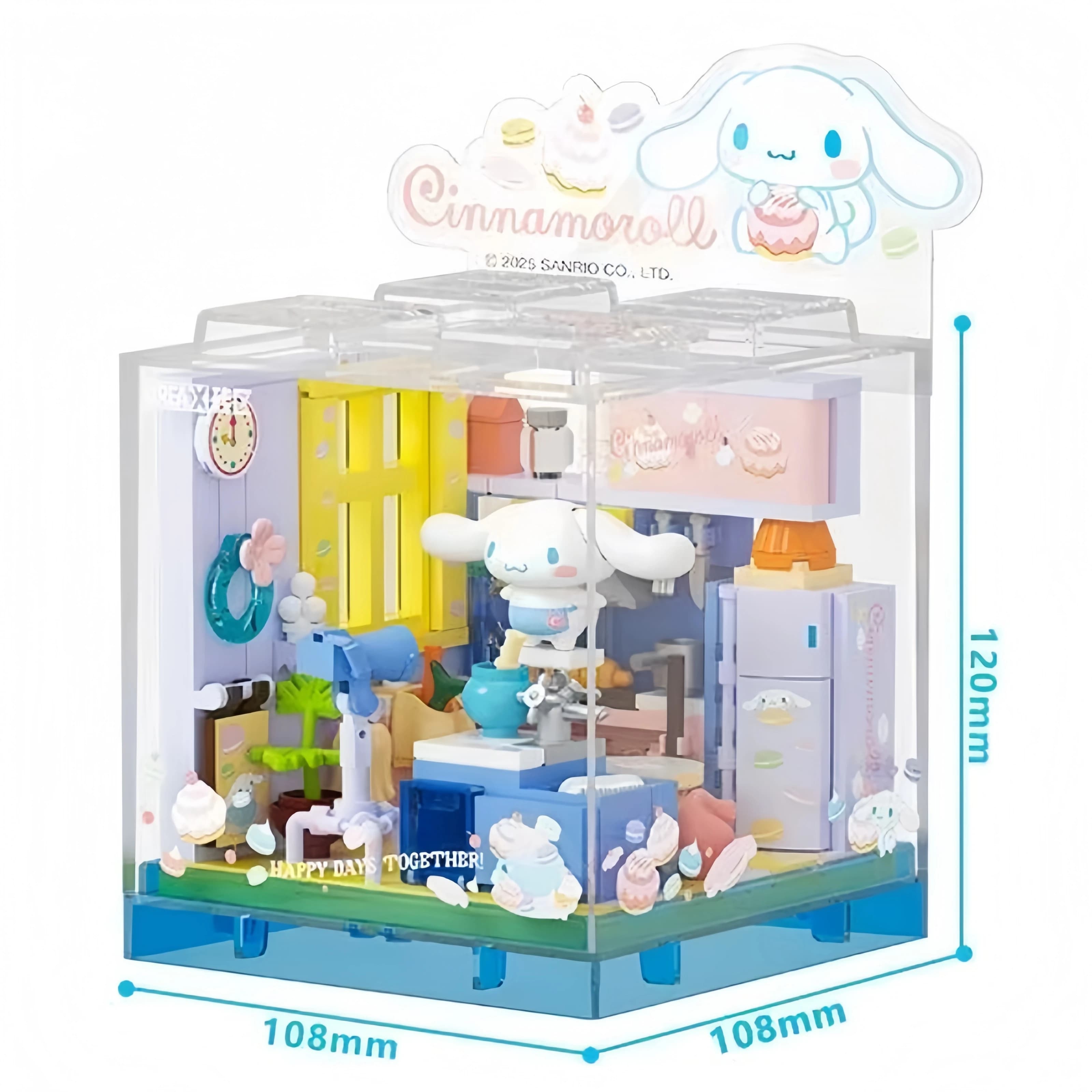 Bricolage 6Styles Sanrio véritable boîte originale blocs de construction assemblage modèle Figure jo
