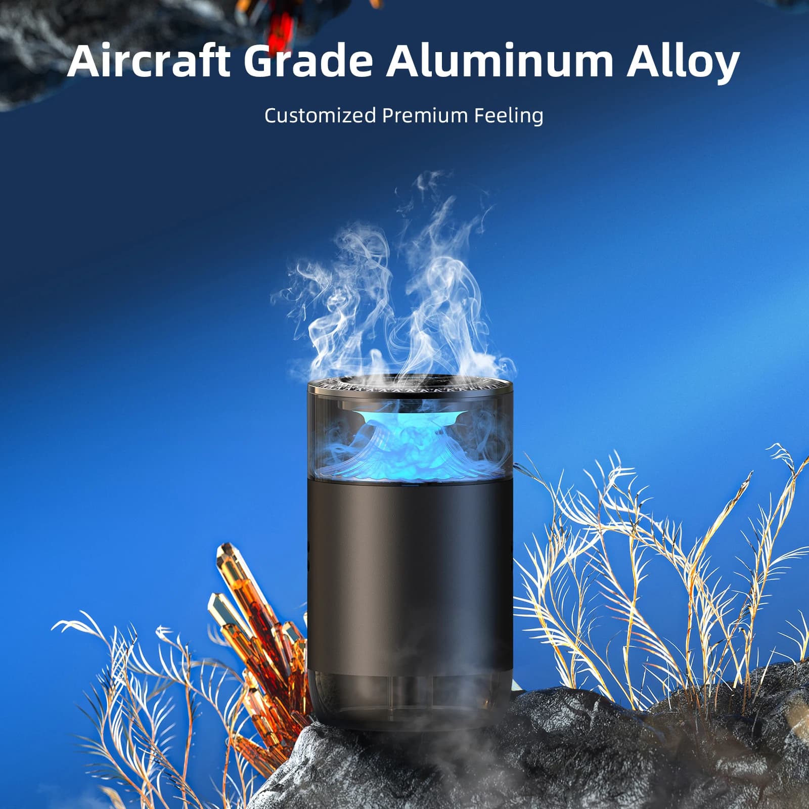 Nouveau diffuseur d'aromathérapie intelligent pour voiture, purificateur d'air (brumisateur) avec lu