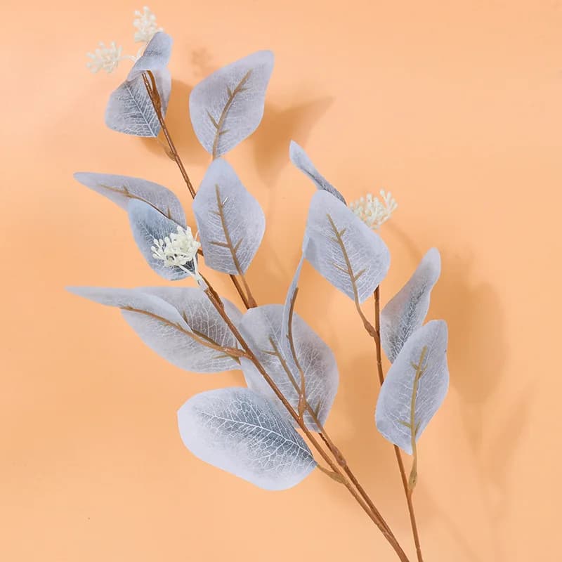 Fleurs artificielles feuilles d'eucalyptus branche fausse plante décoration pour mariage maison Arra