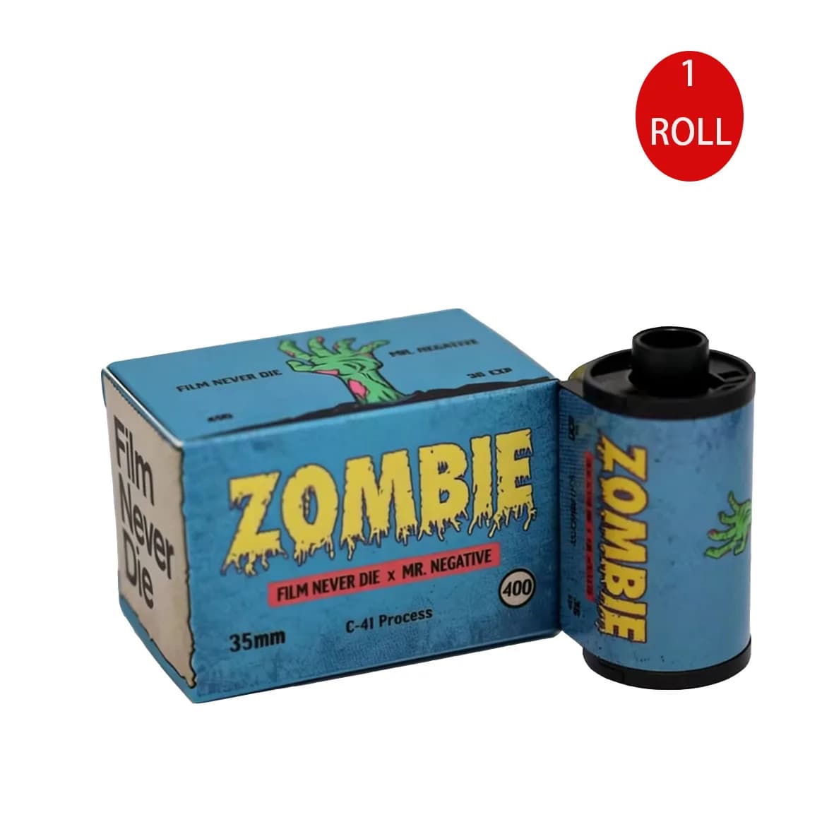1-5 rouleaux de film couleur 135 mm NEVER DIE ZOMBIE ISO400, 36 feuilles