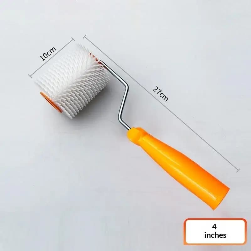 【MAX-55】1 pièce 10/16/24CM Rouleau brosse à pointes anti-mousse pour lissage de sol en latex, pour n