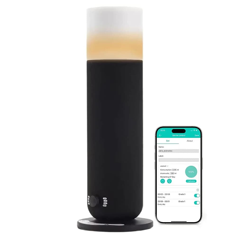 Diffuseur de parfum électrique intelligent, diffuseur d'huiles essentielles, purificateur d'air, 120