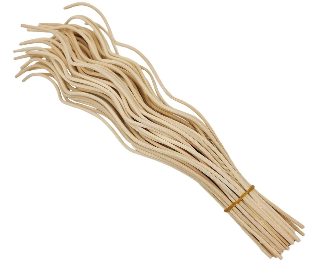 20 bâtonnets diffuseurs ondulés de 3 mm et 28 cm de long, pour parfums et huiles aromatiques, décora
